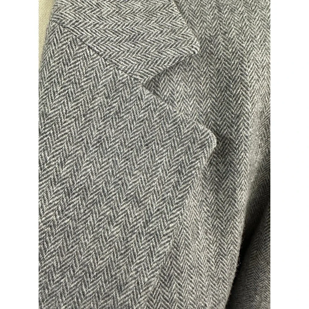 80s VTG Pendleton Petite 100% Virgin Wool 3pc Gray/Brown Herringbone Sz 10